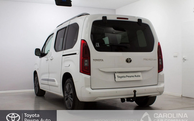 Toyota Proace City Verso cena 118900 przebieg: 74079, rok produkcji 2020 z Warszawa małe 191